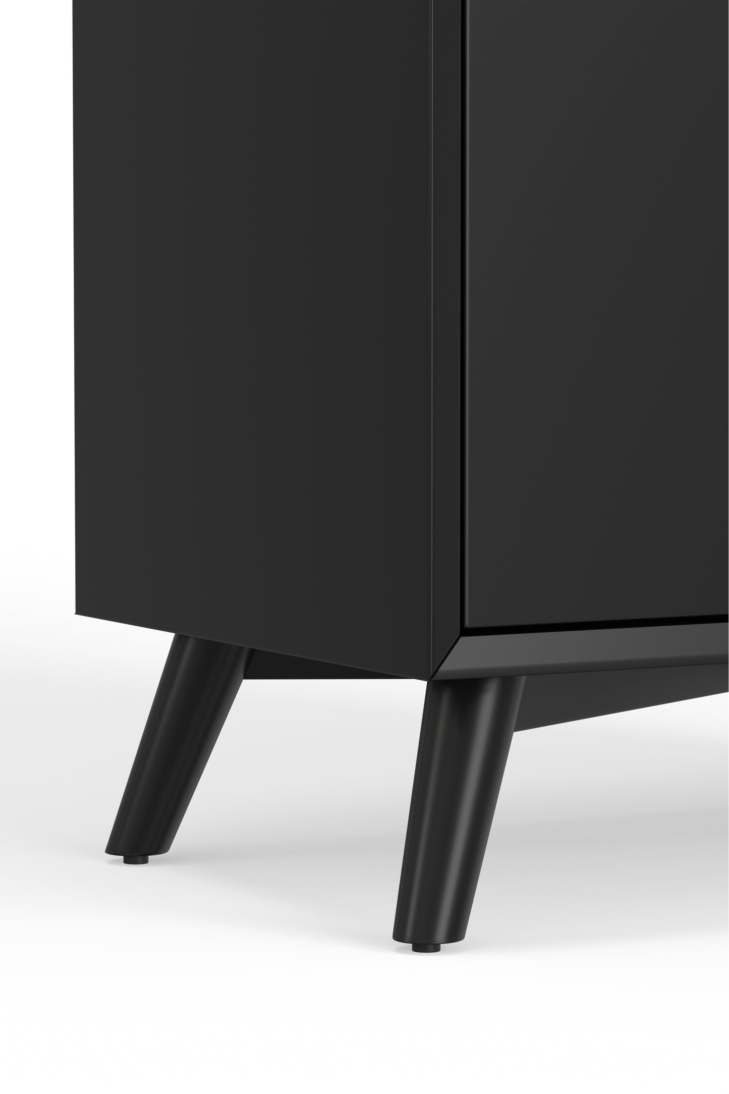 Flynn Small Bar Cabinet, Black