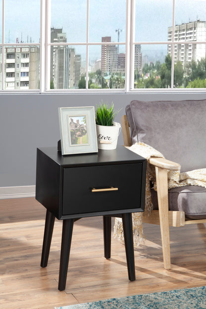 Flynn End Table, Black