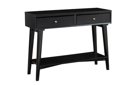 Flynn Console Table, Black