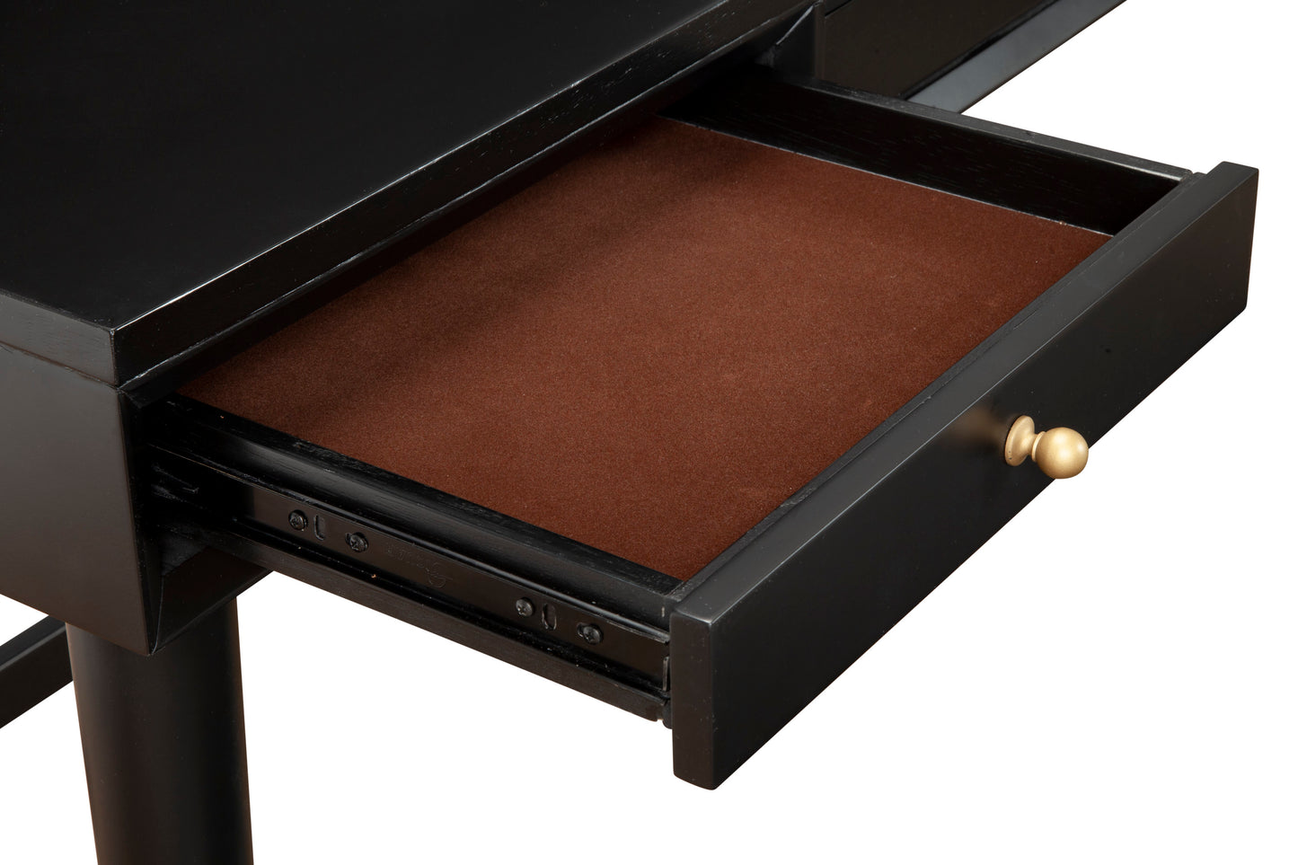 Flynn Large Desk, Black