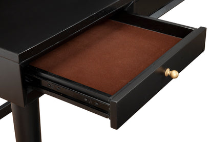 Flynn Large Desk, Black