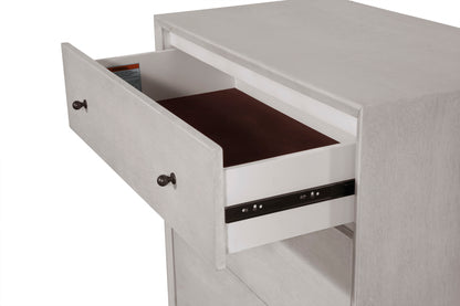 Flynn Mid Century Modern 3 Drawer Small Chest, Gray