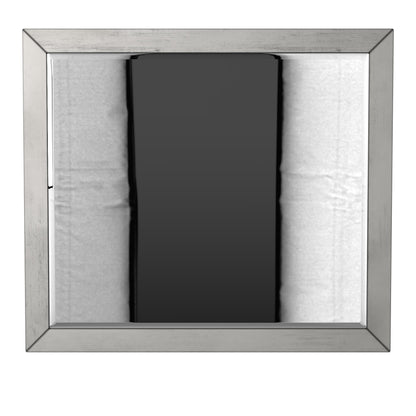 Flynn Mid Century Modern Mirror, Gray