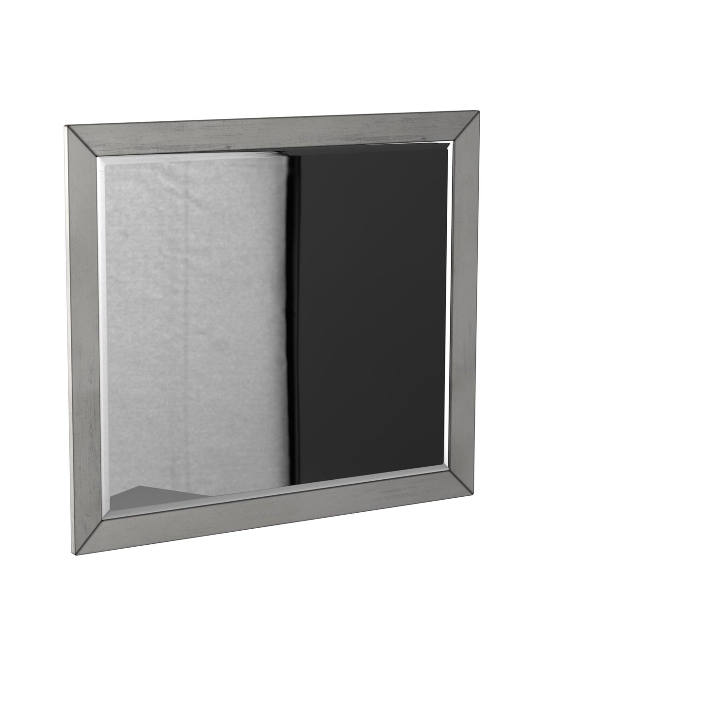 Flynn Mid Century Modern Mirror, Gray