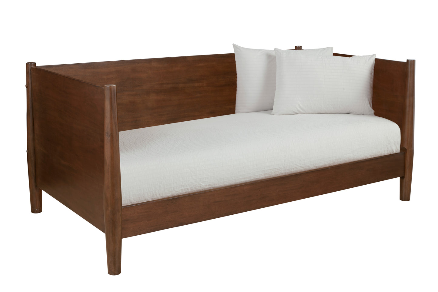 Flynn Mid Century Modern Twin Size Day Bed, Walnut