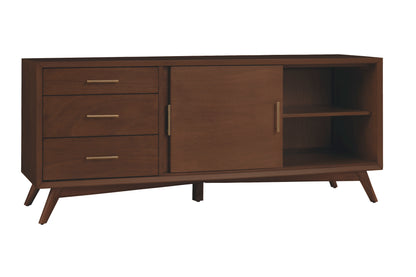 Flynn Large TV Console, Walnut