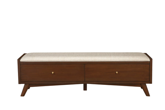 Flynn Bench, Walnut