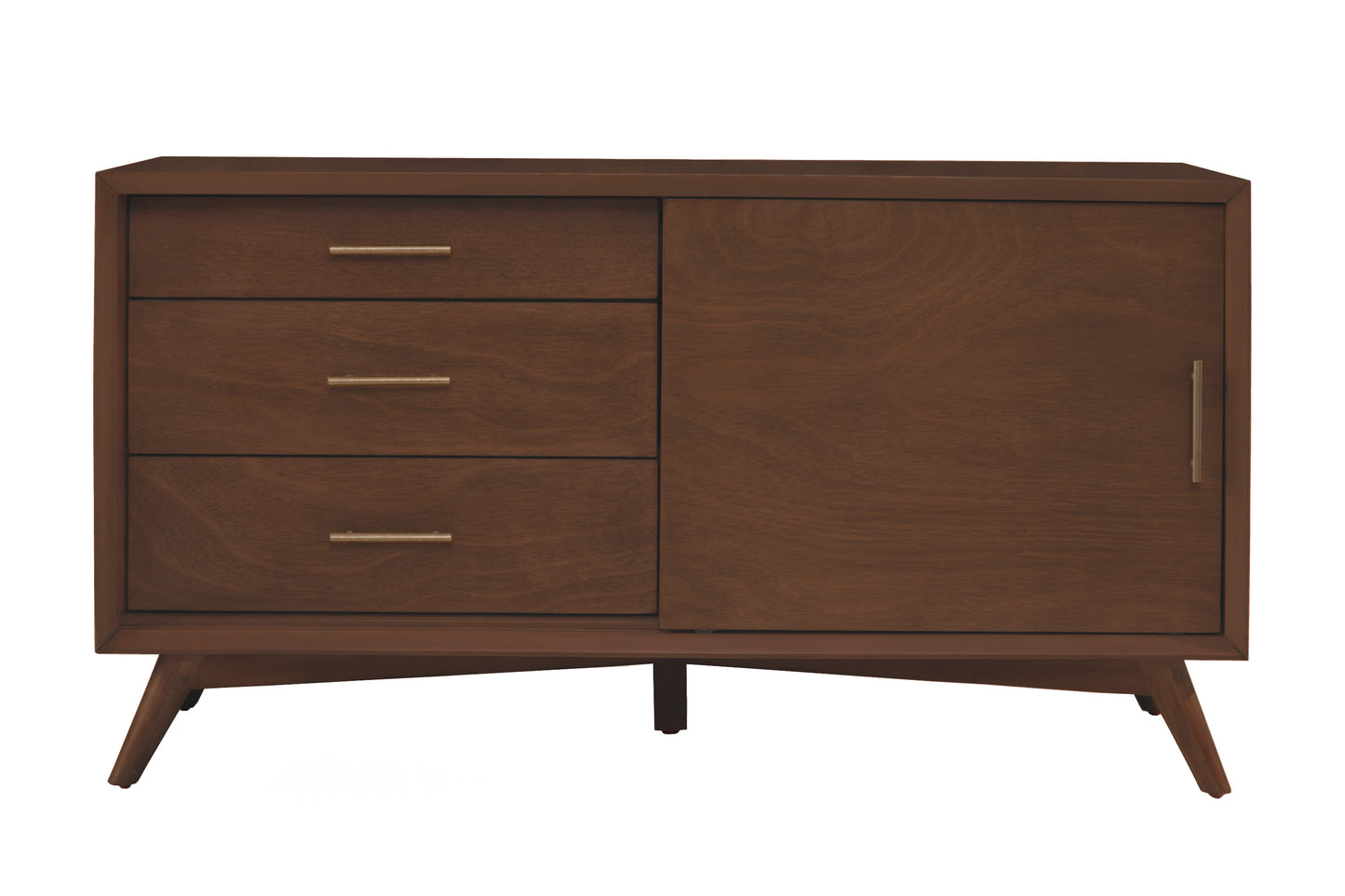 Flynn Small TV Console, Walnut