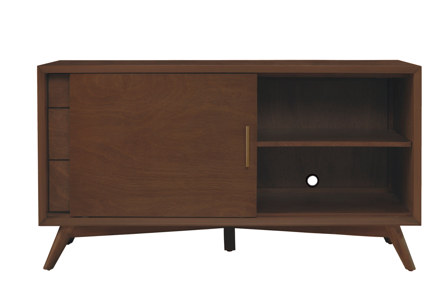 Flynn Small TV Console, Walnut