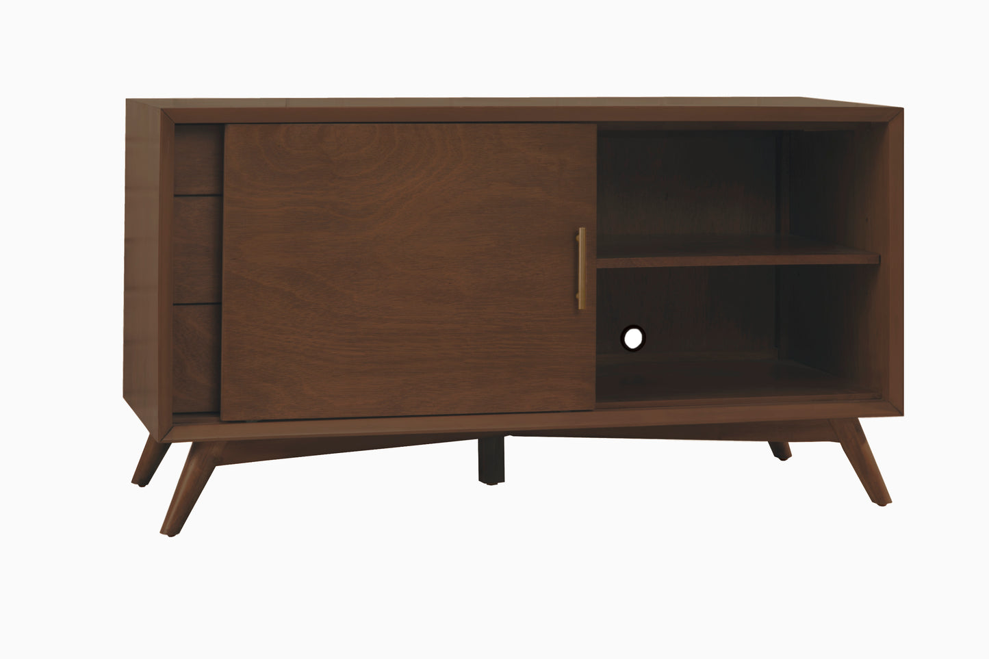 Flynn Small TV Console, Walnut