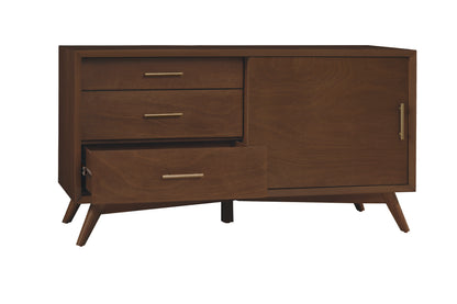 Flynn Small TV Console, Walnut