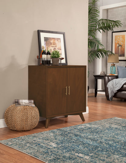 Flynn Small Bar Cabinet, Walnut