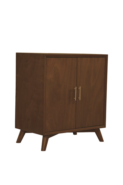 Flynn Small Bar Cabinet, Walnut