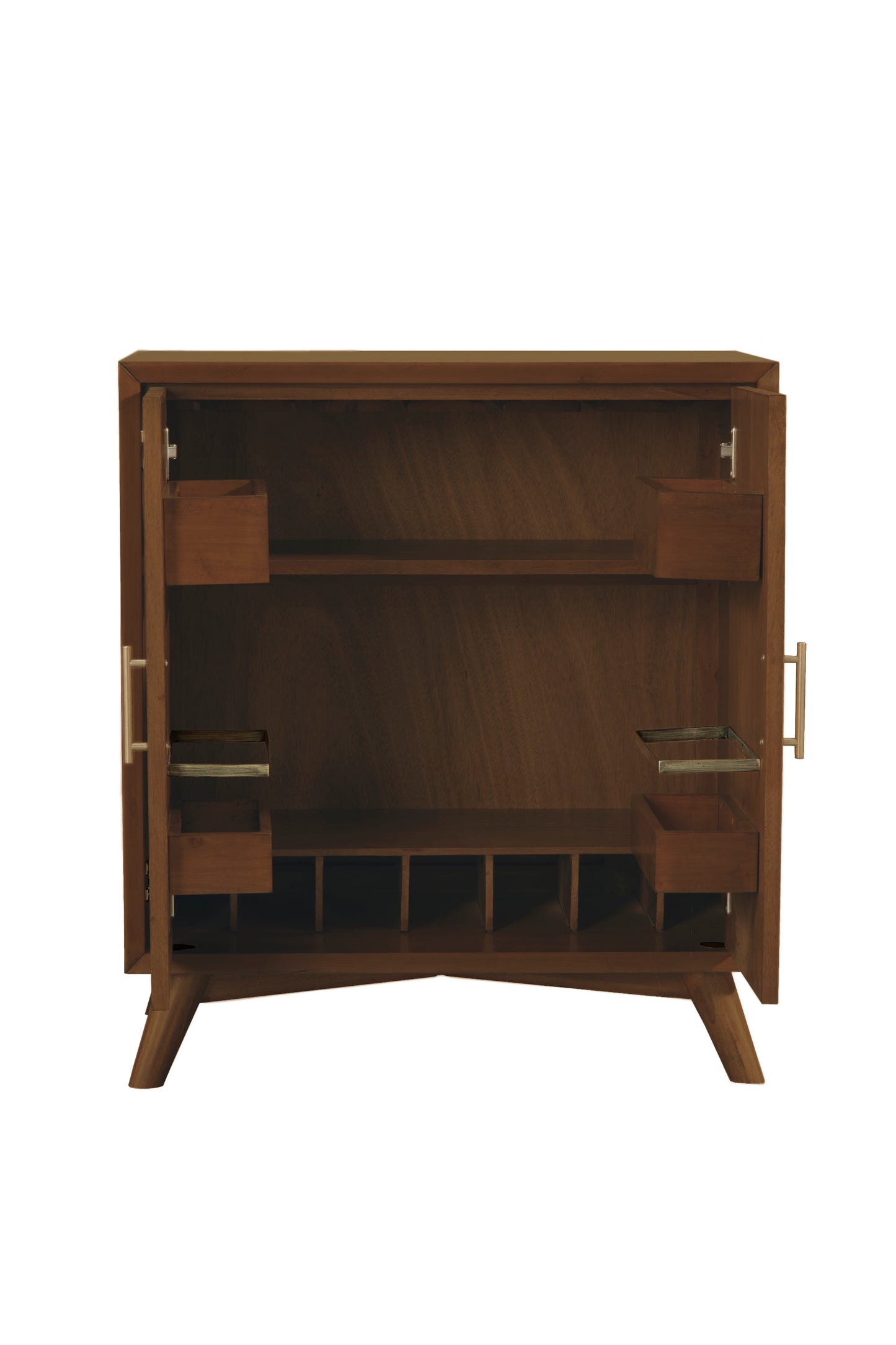 Flynn Small Bar Cabinet, Walnut