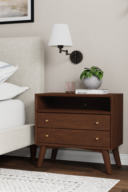 Flynn Large Nightstand, Walnut