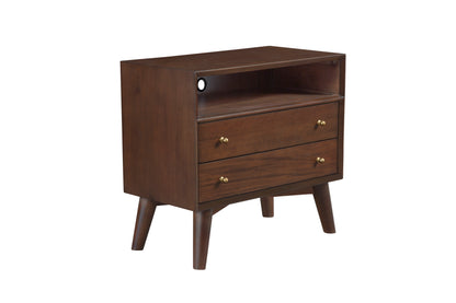 Flynn Large Nightstand, Walnut