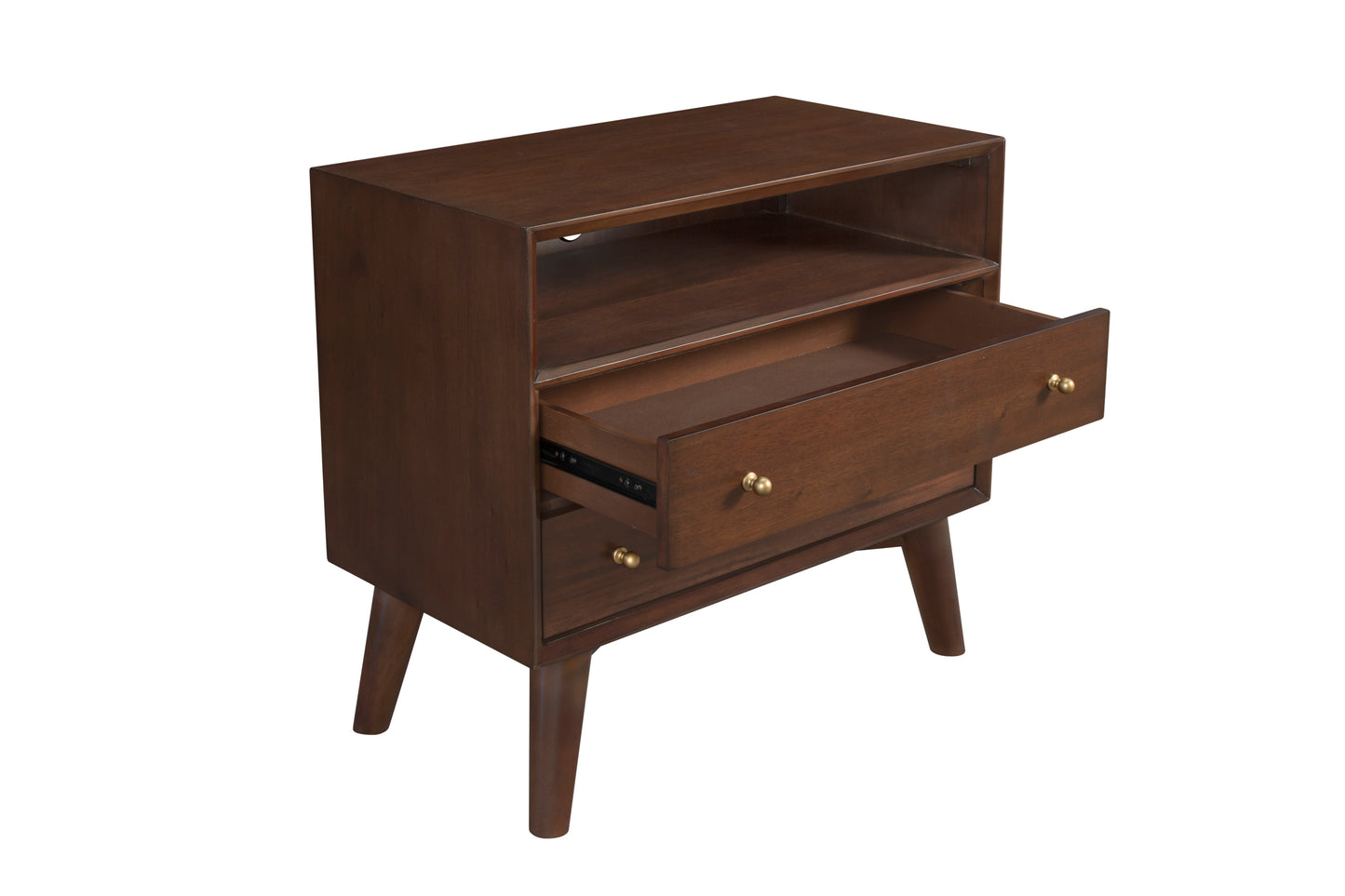Flynn Large Nightstand, Walnut