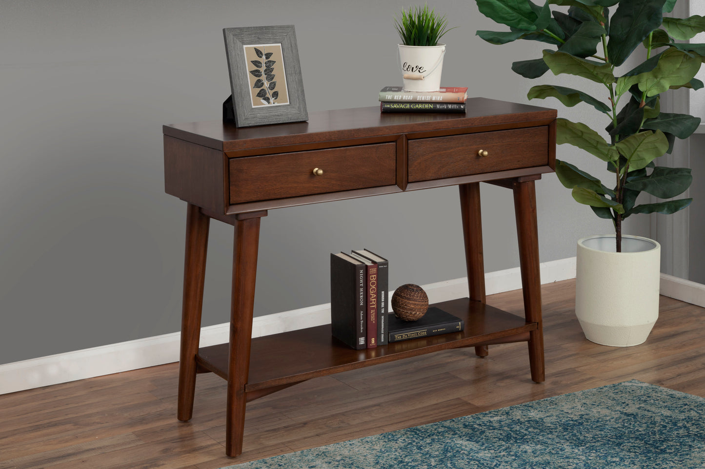 Flynn Console Table, Walnut