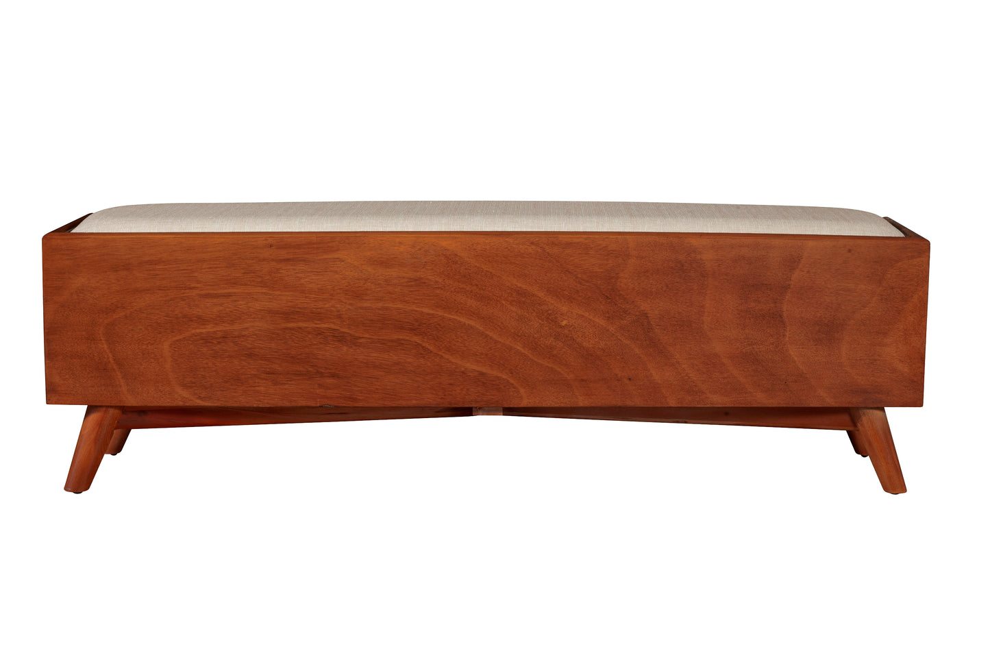 Flynn Bench, Chestnut/White