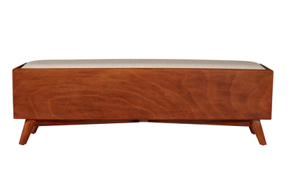 Flynn Bench, Chestnut/White