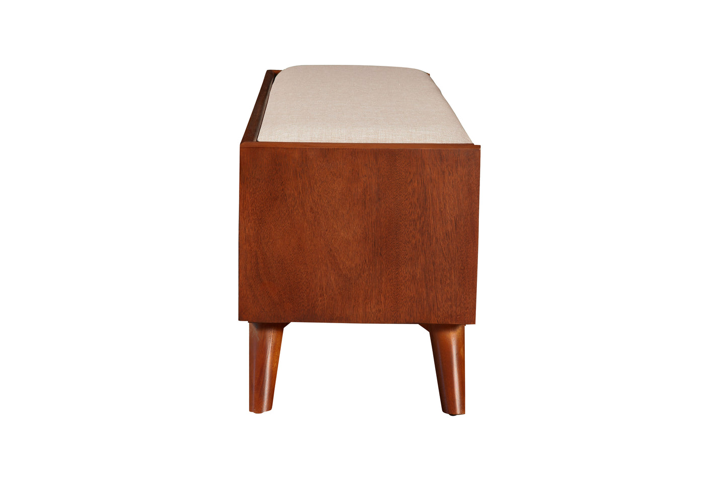Flynn Bench, Chestnut/White