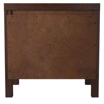 Carmel 2 Drawer Nightstand, Cappuccino