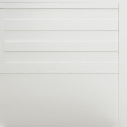 Carmel Full Size Storage Bed, White
