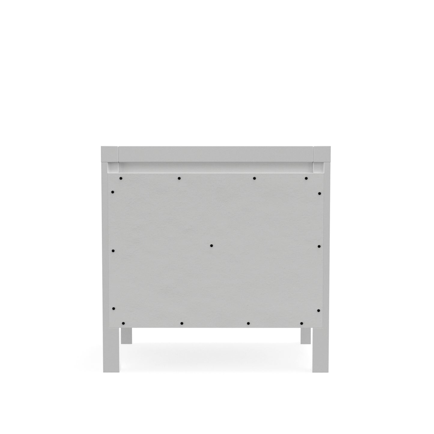 Carmel 2 Drawer Nightstand, White