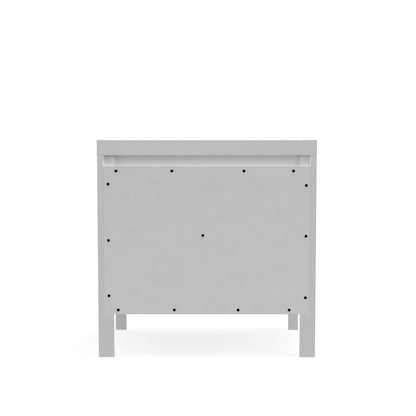 Carmel 2 Drawer Nightstand, White