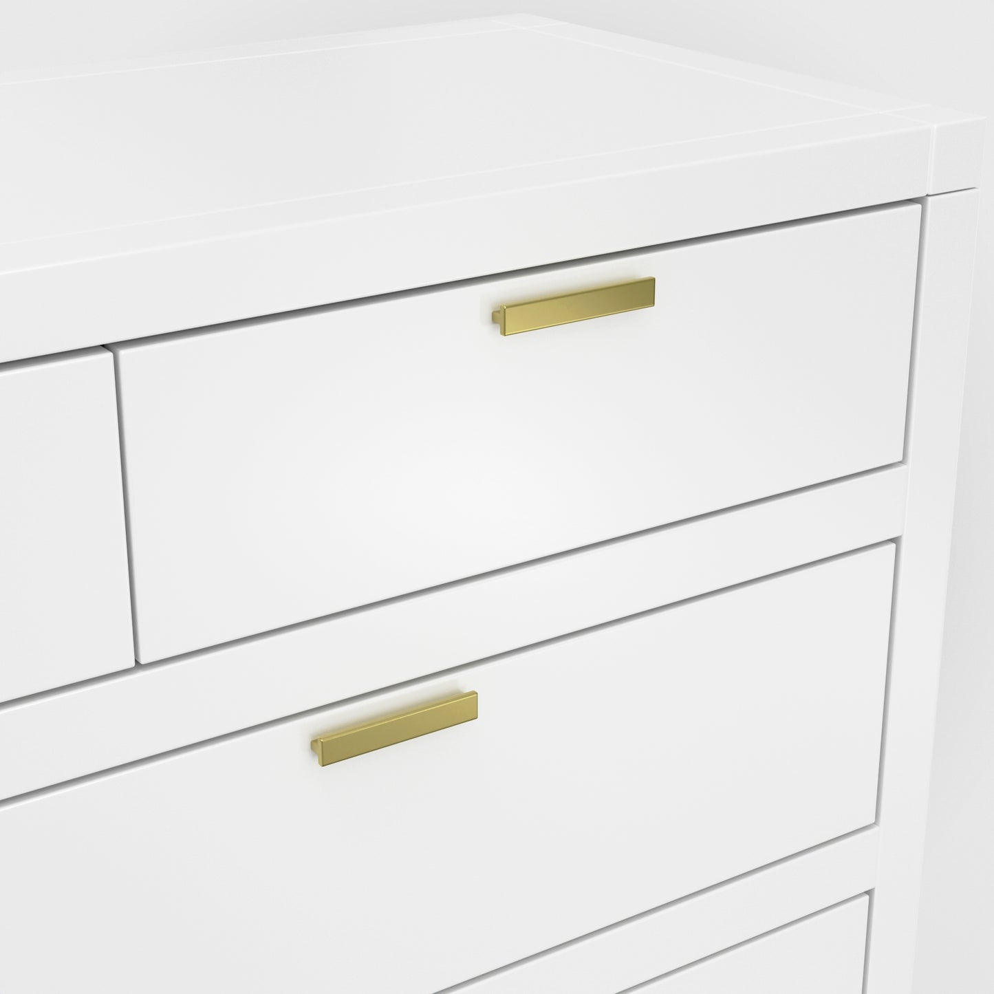 Carmel 7 Drawer Dresser, White
