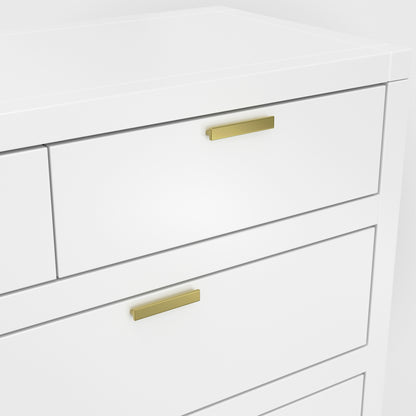 Carmel 7 Drawer Dresser, White