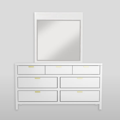 Carmel Mirror, White