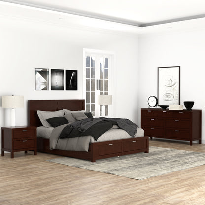 Carmel 7 Drawer Dresser, Cappuccino
