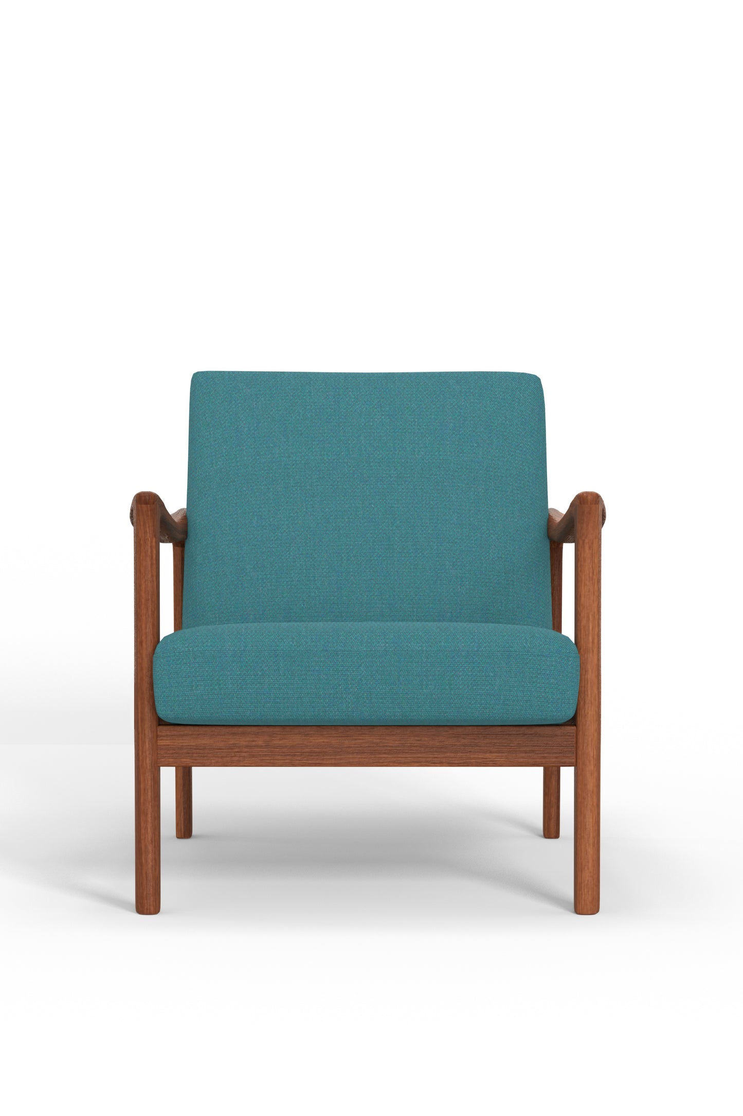 Zephyr Lounge Chair, Turquoise